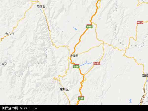 会泽县地图 - 会泽县电子地图 - 会泽县高清地图 - 2024年会泽县地图