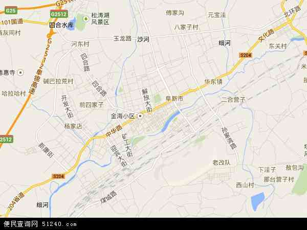 辽宁省阜新市海州区地图(地图)