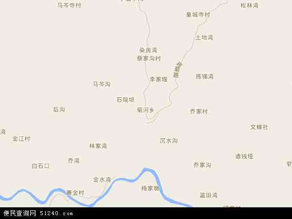 菊河乡地图 - 菊河乡电子地图 - 菊河乡高清地图 - 2024年菊河乡地图