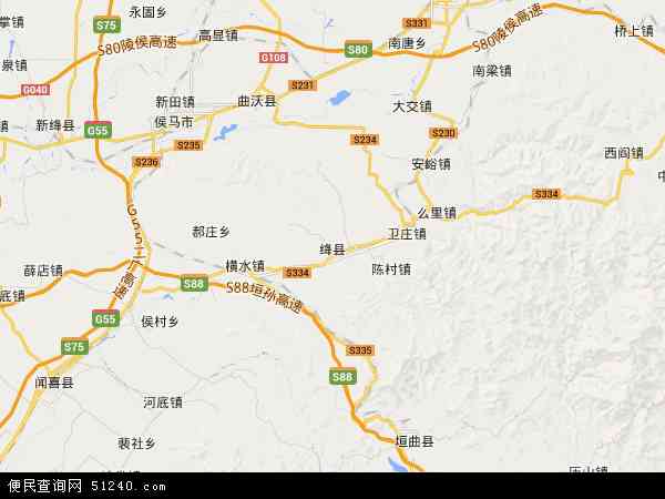 绛县地图 - 绛县电子地图 - 绛县高清地图 - 2024年绛县地图