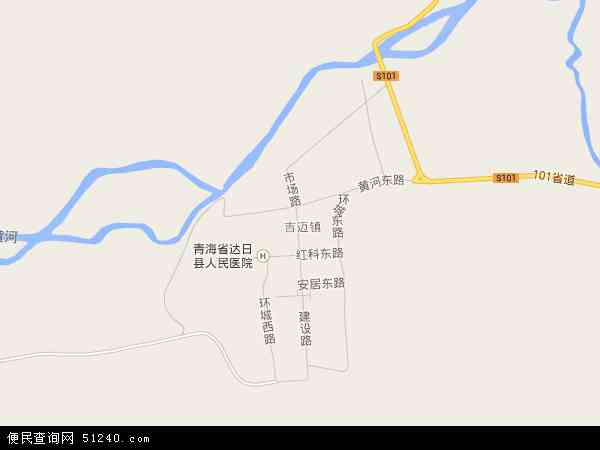 吉迈镇地图 - 吉迈镇电子地图 - 吉迈镇高清地图 - 2024年吉迈镇地图