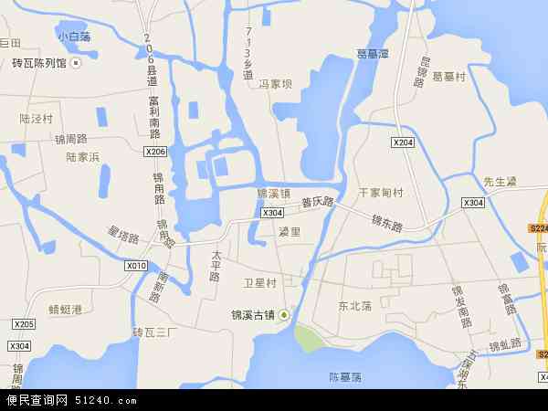 锦溪镇地图 - 锦溪镇电子地图 - 锦溪镇高清地图 - 2024年锦溪镇地图