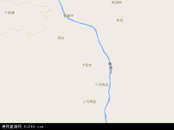 卡拉乡地图 - 卡拉乡电子地图 - 卡拉乡高清地图 - 2024年卡拉乡地图