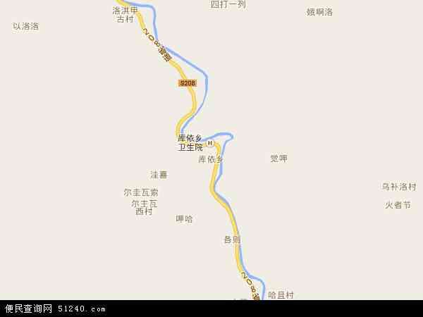 库依乡地图 - 库依乡电子地图 - 库依乡高清地图 - 2024年库依乡地图