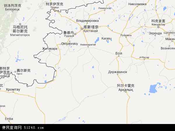 科斯塔奈地图 - 科斯塔奈电子地图 - 科斯塔奈高清地图 - 2024年科斯塔奈地图