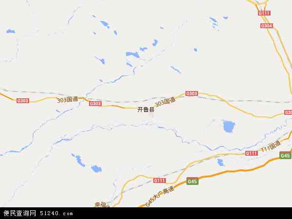 开鲁县地图 - 开鲁县电子地图 - 开鲁县高清地图 - 2024年开鲁县地图