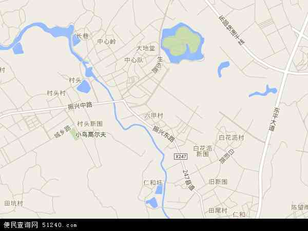 六甲村地图 - 六甲村电子地图 - 六甲村高清地图 - 2024年六甲村地图