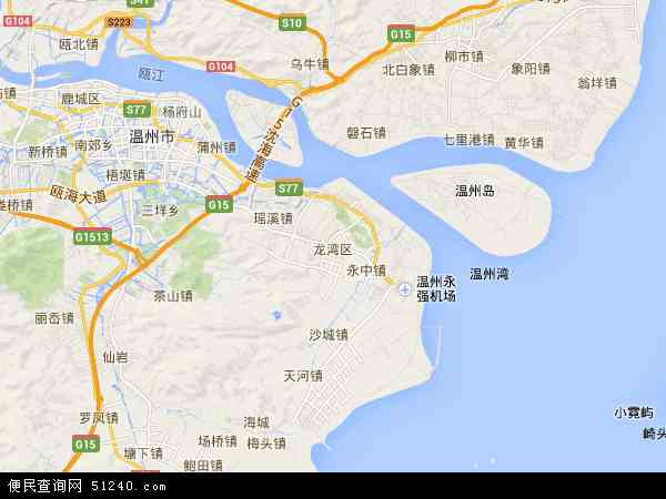 中国 浙江省 温州市 龙湾区龙湾区卫星地图 本站收录有:2021龙湾区
