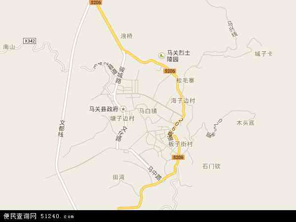 马白镇地图 - 马白镇电子地图 - 马白镇高清地图 - 2024年马白镇地图