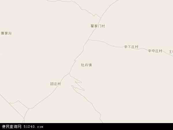 牡丹镇地图 - 牡丹镇电子地图 - 牡丹镇高清地图 - 2024年牡丹镇地图
