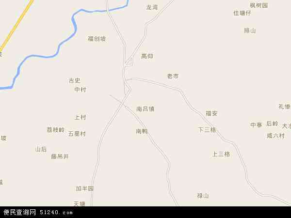 南吕镇地图 - 南吕镇电子地图 - 南吕镇高清地图 - 2024年南吕镇地图