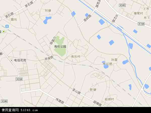 南社村地图 - 南社村电子地图 - 南社村高清地图 - 2024年南社村地图