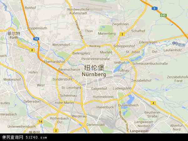 纽伦堡地图 - 纽伦堡电子地图 - 纽伦堡高清地图 - 2024年纽伦堡地图