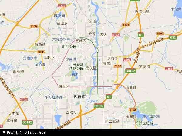 长春南关区详细地图图片
