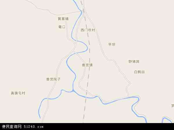 普觉镇地图 - 普觉镇电子地图 - 普觉镇高清地图 - 2024年普觉镇地图