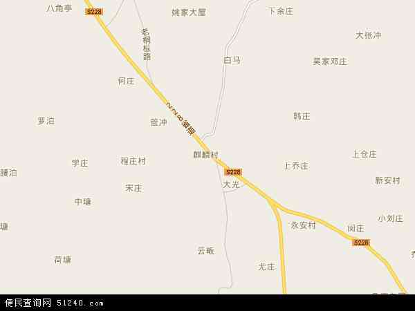 麒麟镇地图 - 麒麟镇电子地图 - 麒麟镇高清地图 - 2024年麒麟镇地图