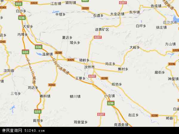 汝州市地图高清版图片