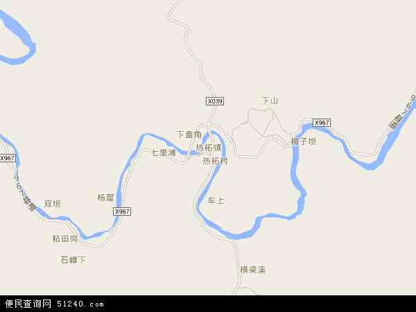 热柘镇地图 - 热柘镇电子地图 - 热柘镇高清地图 - 2024年热柘镇地图