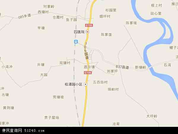 泗汾镇地图 - 泗汾镇电子地图 - 泗汾镇高清地图 - 2024年泗汾镇地图