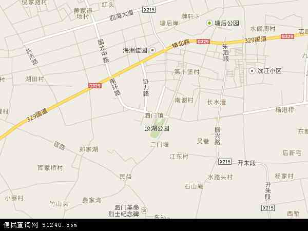 泗门镇地图 