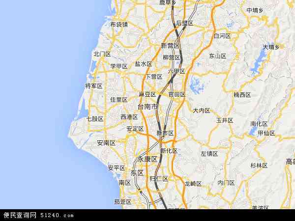 台南市地图 - 台南市电子地图 - 台南市高清地图 - 2024年台南市地图