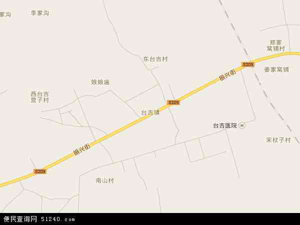 台吉镇地图 - 台吉镇电子地图 - 台吉镇高清地图 - 2024年台吉镇地图