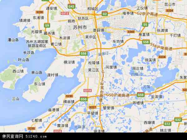 吴江三里桥地图图片