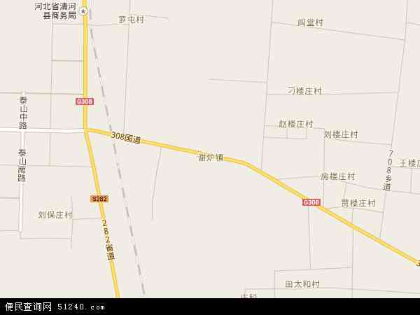谢炉镇地图 - 谢炉镇电子地图 - 谢炉镇高清地图 - 2024年谢炉镇地图