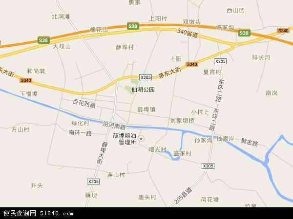 薛埠镇地图 