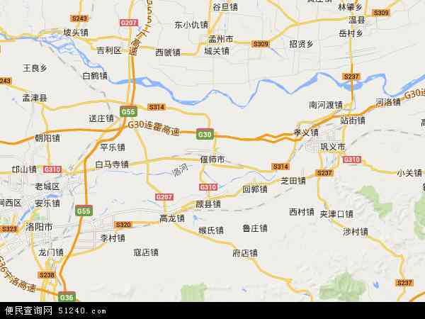 中国 河南省 洛阳市 偃师市偃师市卫星地图 本站收录有:2021偃师市