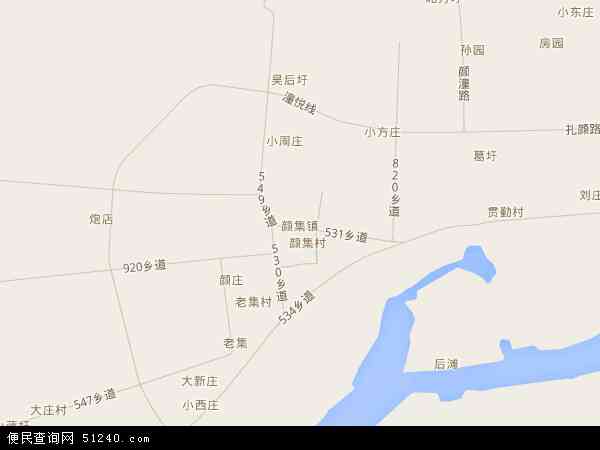 颜集镇地图 - 颜集镇电子地图 - 颜集镇高清地图 - 2026年颜集镇地图