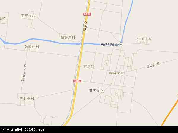 宜沟镇地图图片