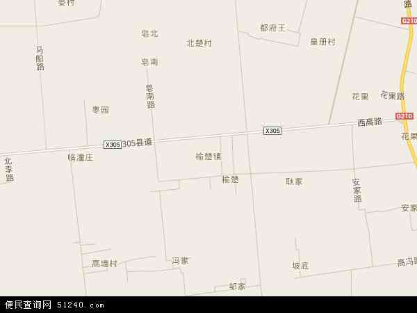 榆楚镇地图 - 榆楚镇电子地图 - 榆楚镇高清地图 - 2024年榆楚镇地图