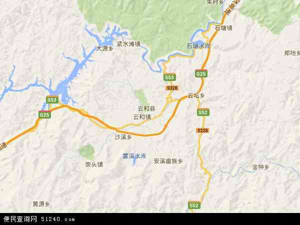 云和县地图 - 云和县电子地图 - 云和县高清地图 - 2024年云和县地图