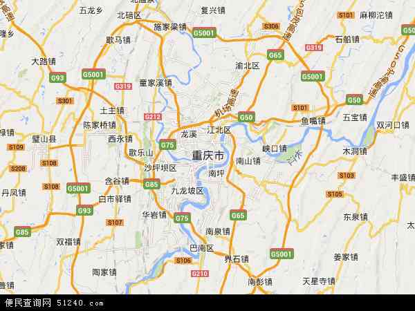 重庆市地图 - 重庆市电子地图 - 重庆市高清地图 - 2022年重庆市地图