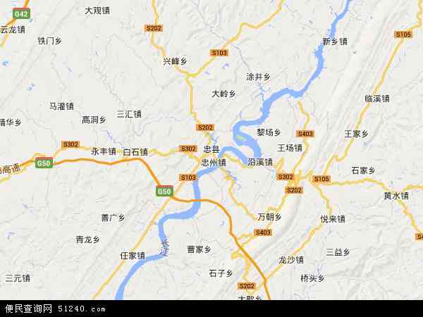 忠县地图 - 忠县电子地图 - 忠县高清地图 - 2022年忠县地图