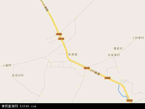 朱吴镇地图 - 朱吴镇电子地图 - 朱吴镇高清地图 - 2024年朱吴镇地图