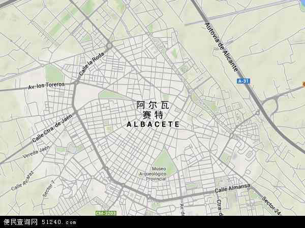 阿尔瓦塞特地形图 - 阿尔瓦塞特地形图高清版 - 2024年阿尔瓦塞特地形图