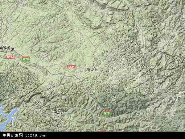 安龙县地形图 - 安龙县地形图高清版 - 2024年安龙县地形图