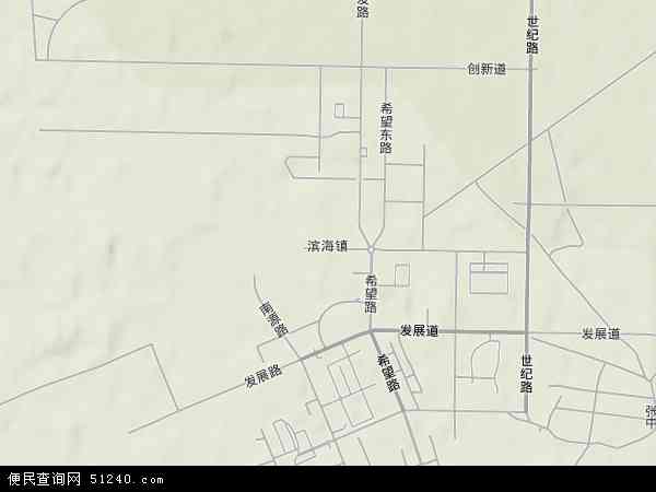 滨海镇地形图 - 滨海镇地形图高清版 - 2024年滨海镇地形图