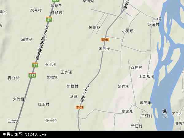成县地图卫星地图图片
