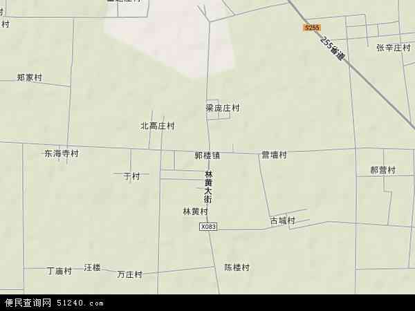 汶上县郭楼镇地图图片