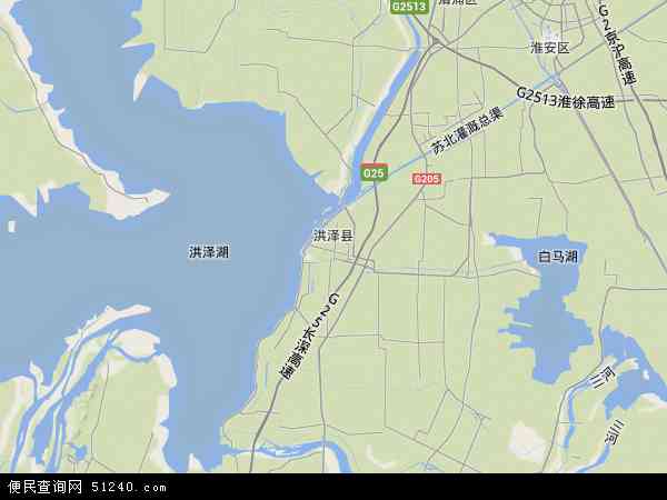 洪泽县地图详细版图片