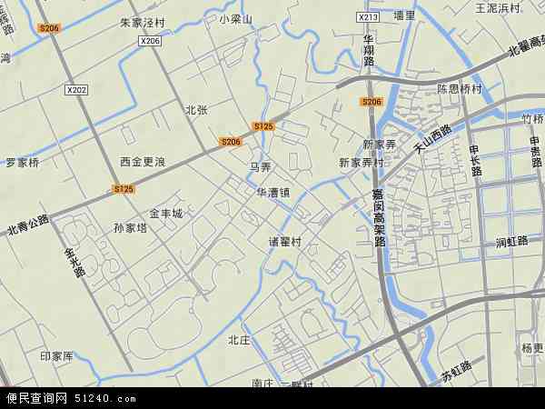 上海华漕镇行政地图图片