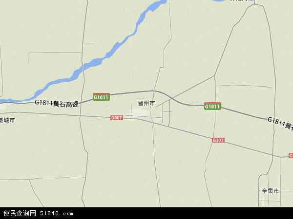 晋州市地形图 - 晋州市地形图高清版 - 2024年晋州市地形图