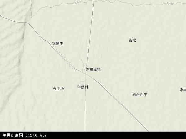 吉布库镇地形图 - 吉布库镇地形图高清版 - 2024年吉布库镇地形图