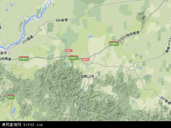 集贤县地形图 - 集贤县地形图高清版 - 2024年集贤县地形图