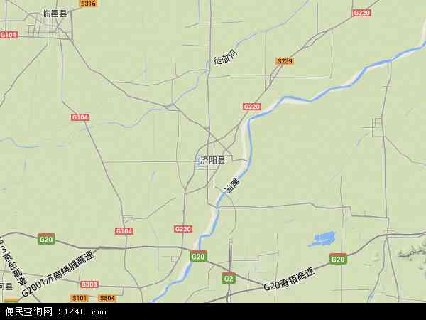 济阳县地形图 - 济阳县地形图高清版 - 2024年济阳县地形图