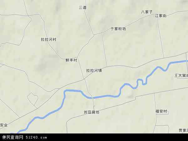拉拉河镇地形图 - 拉拉河镇地形图高清版 - 2024年拉拉河镇地形图