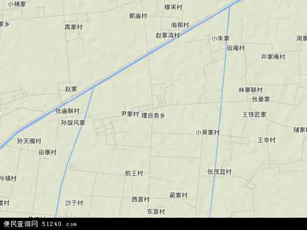 理合务镇地形图 - 理合务镇地形图高清版 - 2024年理合务镇地形图